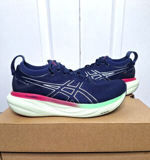 Asics Gel-Nimbus 25 Indigo Blue Pure 1012B356 size 7.5 Women's